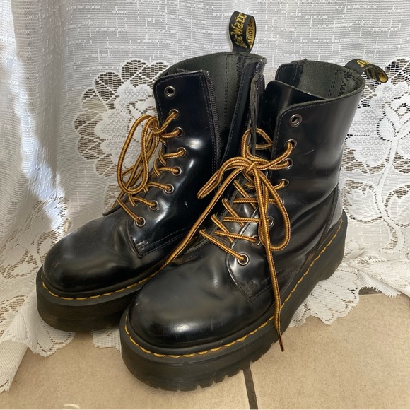 SOLD dr. marten jadon platform boots - Picture 2 of 9